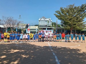 Giao lưu bóng đá  giữa Trường Tiểu học Hàm Thắng 1 và Trường Tiểu học An Thịnh